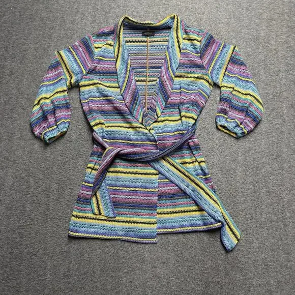 Majorelle Neo Robe Womens Small Colorful Revolve Knit Long Sleeve Kimono - Picture 1 of 6